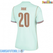 Camisa de time de futebol França Desire Doue #20 Replicas 2º Equipamento Feminina Mundo 2026 Manga Curta